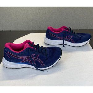 Asics Blue Pink Gel Excite 6 Running Sneaker Shoe Size  9.5 Athletic,Comfort